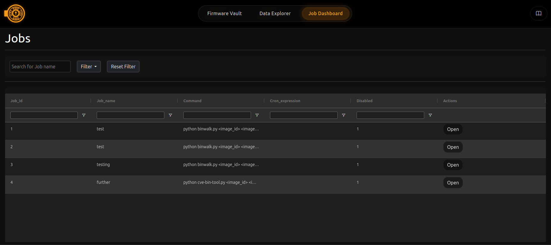 Job Dashboard